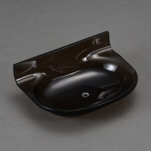 single soap dish oval smoke