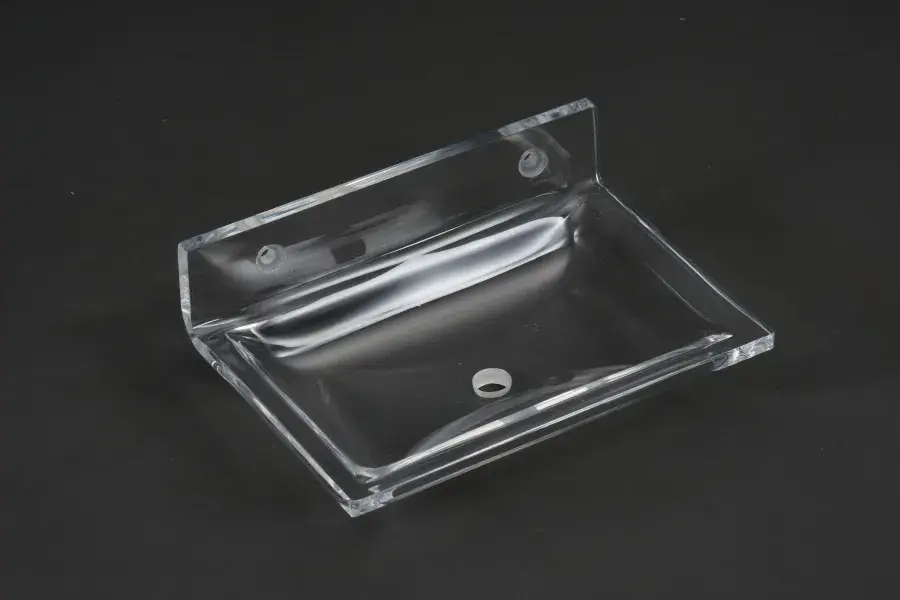 single soap dish square oval