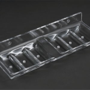 double soap dish square