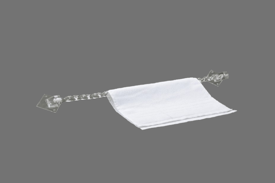 towel rod twisted